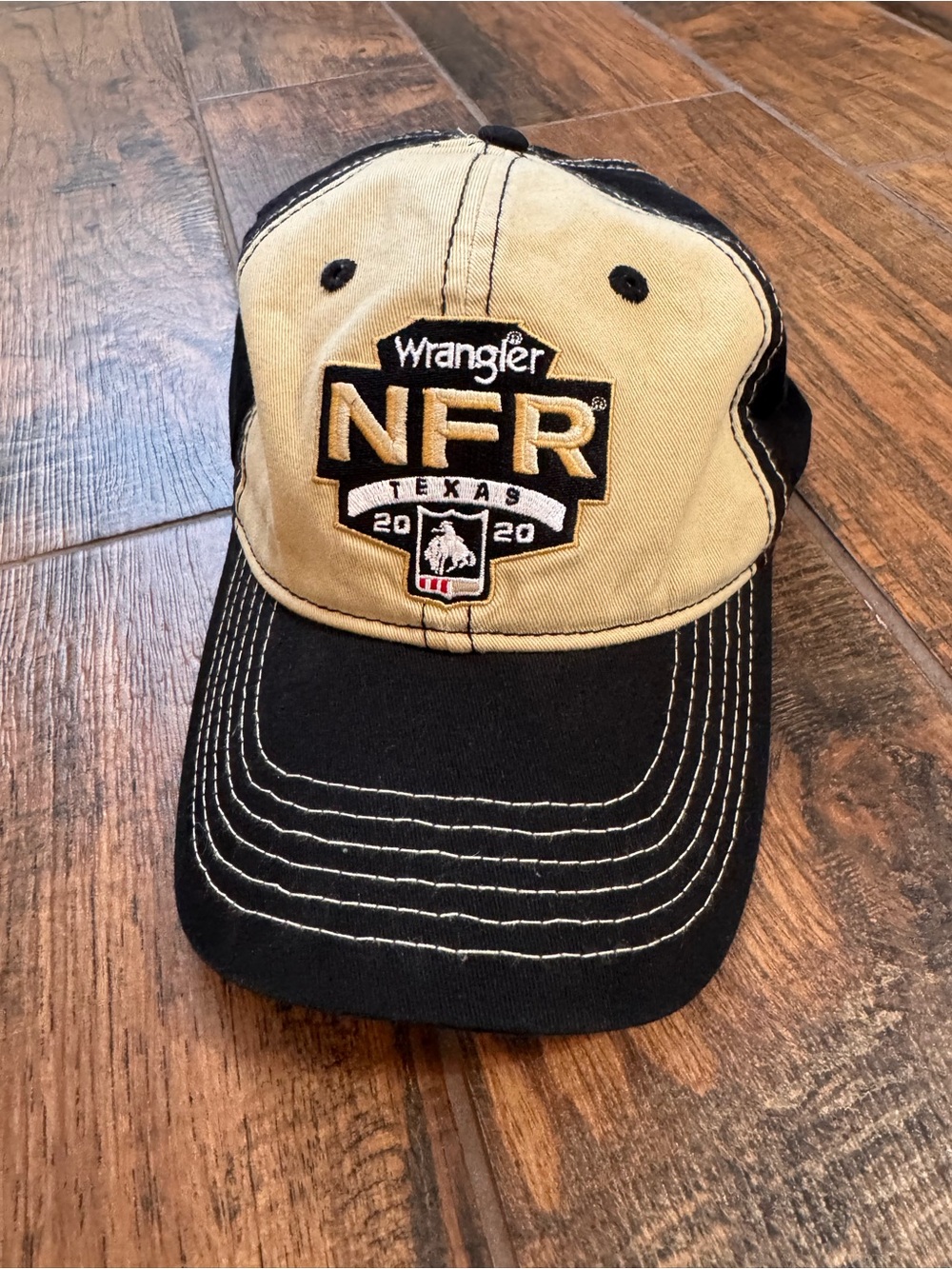 Wrangler NFR Texas 2020 Two-Tone Baseball Cap - Black & Tan